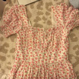 Altr'd state pink floral dress